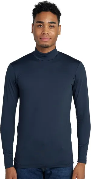 LAPASA Mens Thermal Underwear Top Fleece Mock Neck Long Sleeve Shirt Base Layer Undershirt Lightweight Midweight M102/M123