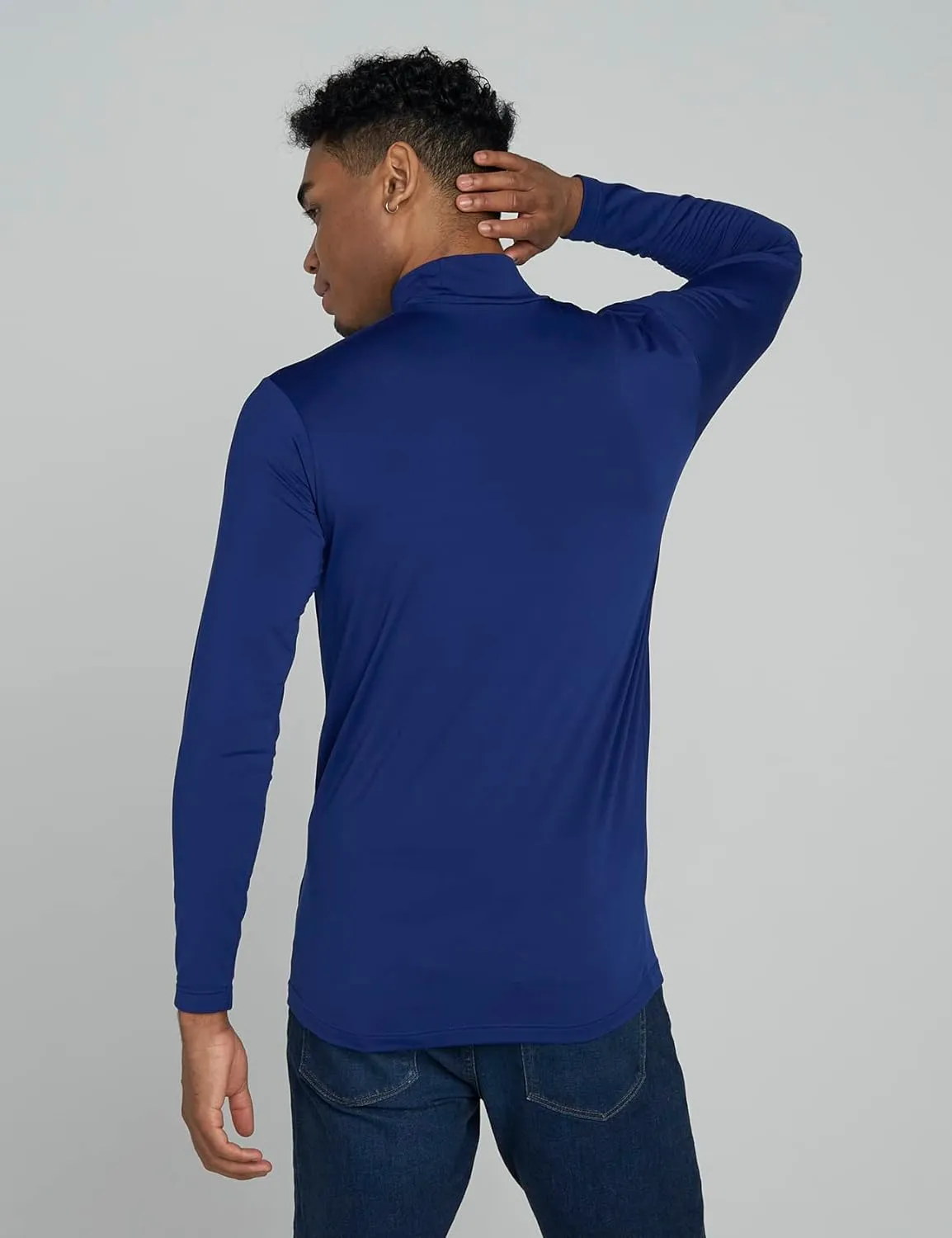 LAPASA Mens Thermal Underwear Top Fleece Mock Neck Long Sleeve Shirt Base Layer Undershirt Lightweight Midweight M102/M123