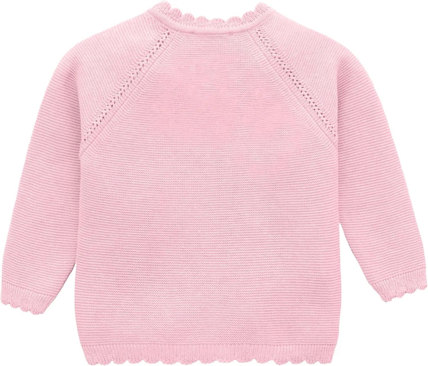 Lilax Baby Girls' and Toddler Long Sleeve Knit Cardigan with Pocket