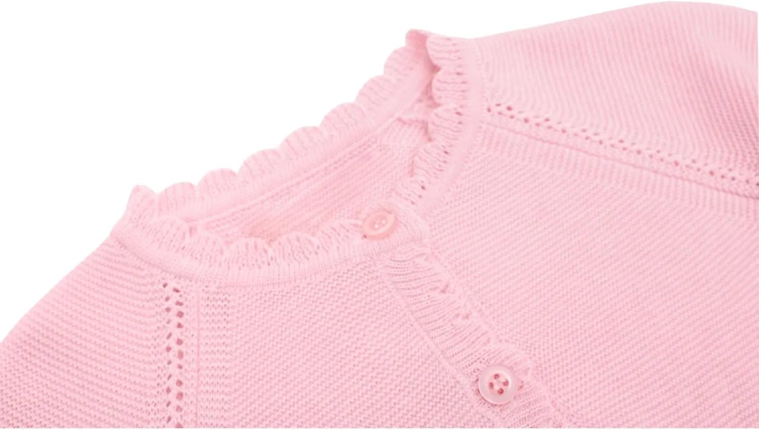Lilax Baby Girls' and Toddler Long Sleeve Knit Cardigan with Pocket