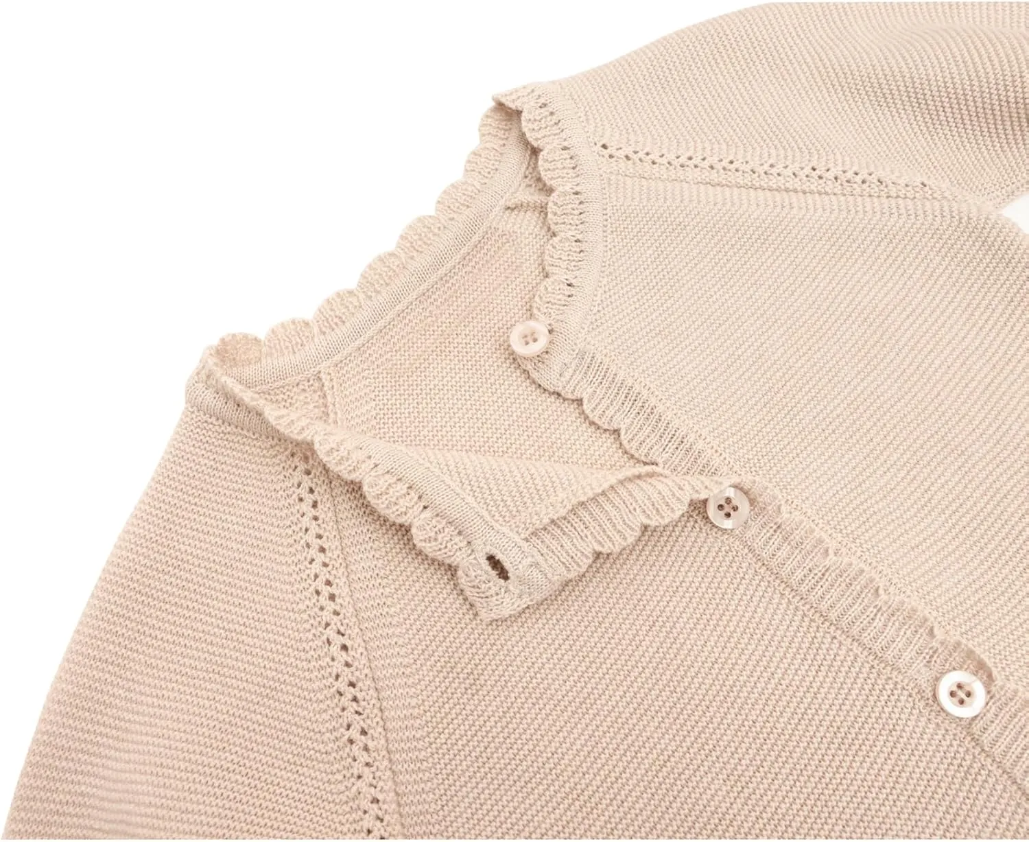 Lilax Baby Girls' and Toddler Long Sleeve Knit Cardigan with Pocket