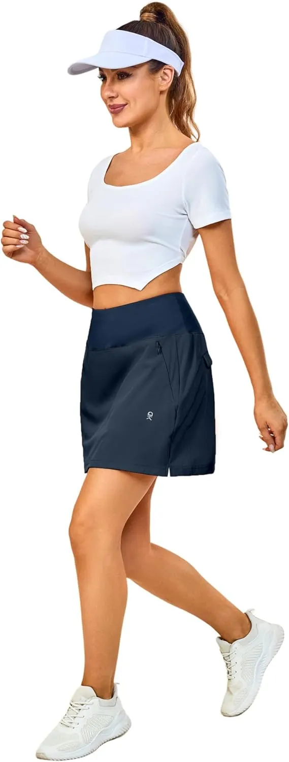 Little Donkey Andy Women's Pleated Tennis Skirts Athletic Golf Skorts High Waisted Casual Workout Sports Running Skirts