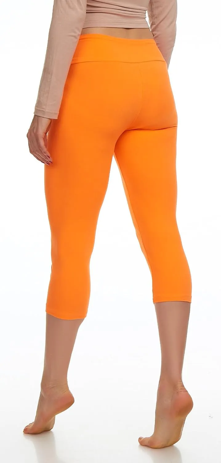 LMB Womens Soft Stretch Leggings Regular/High Yoga Waist 20  Designs One Size