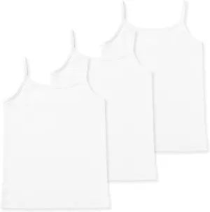 Lucky & Me | Gracie Girls Camisoles | Organic Cotton | Tagless | Wear on Its Own Or Layering Top | 3-Pack