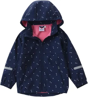 M2C Girls' Fleece Lined Softshell Hoodie Jacket Windproof Coat