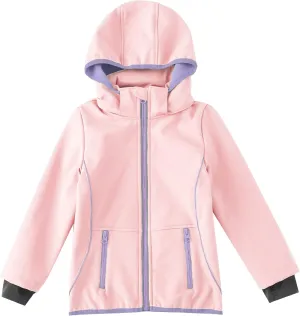 M2C Girls Hooded Fleece Lined Waterproof Windproof Jacket