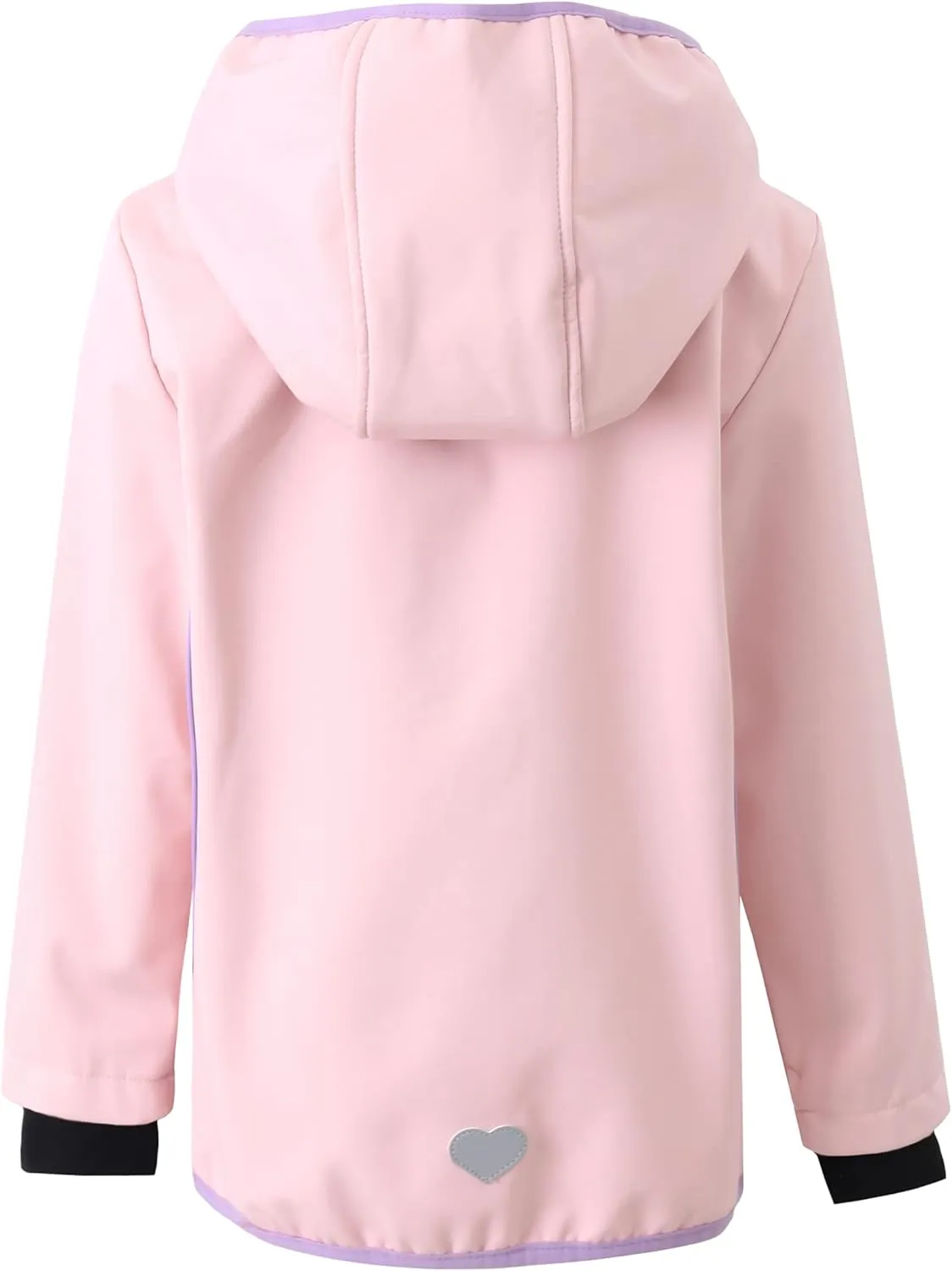M2C Girls Hooded Fleece Lined Waterproof Windproof Jacket