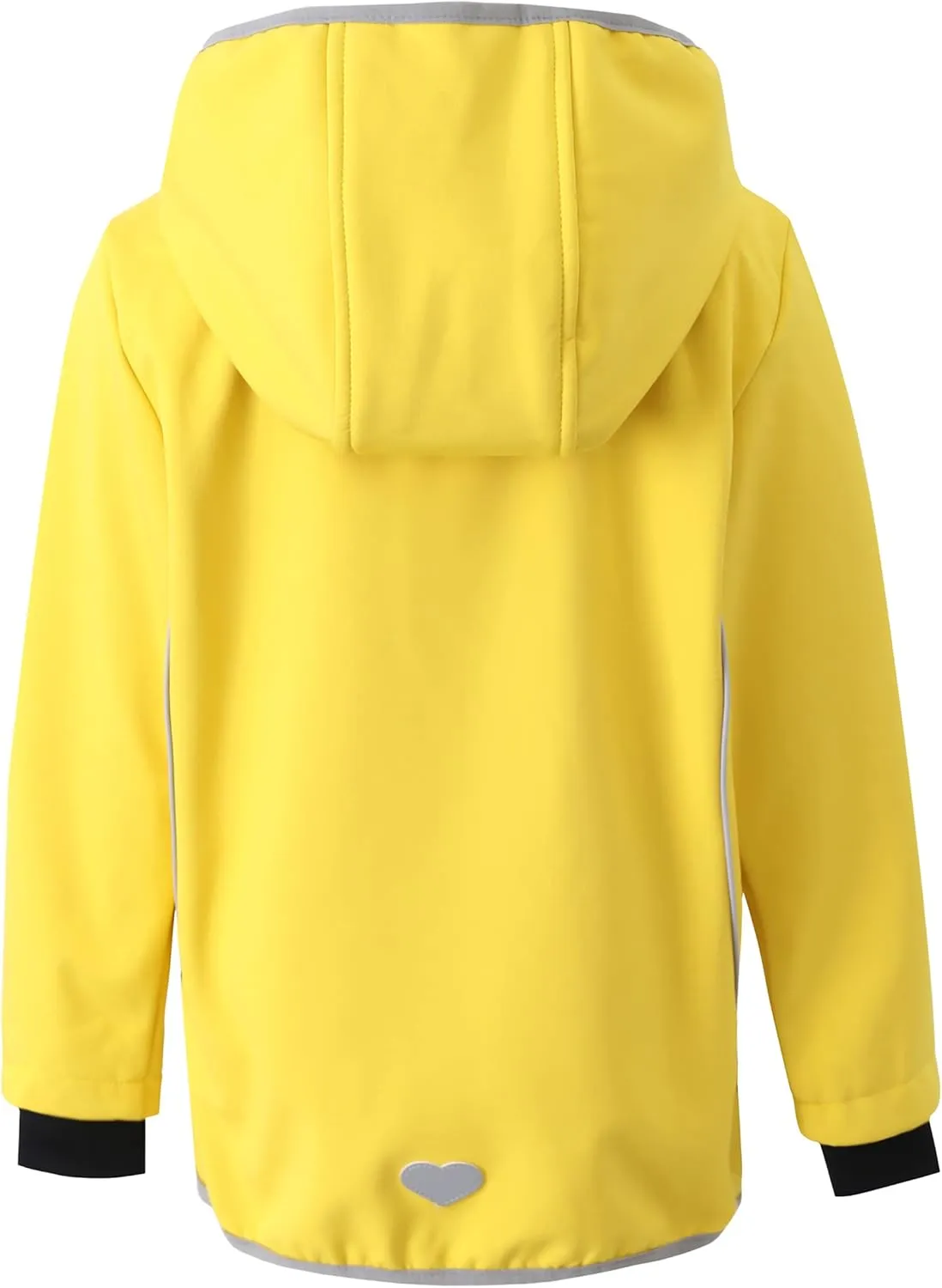M2C Girls Hooded Fleece Lined Waterproof Windproof Jacket