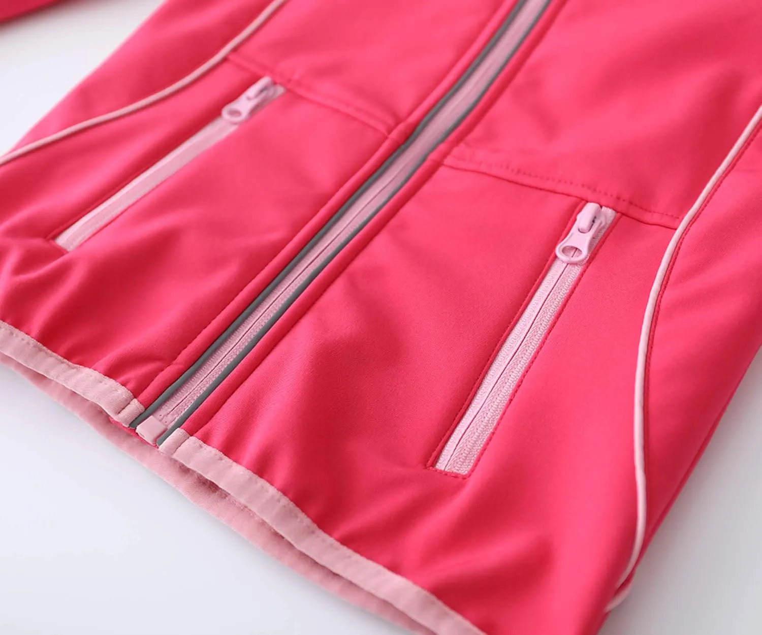 M2C Girls Hooded Fleece Lined Waterproof Windproof Jacket