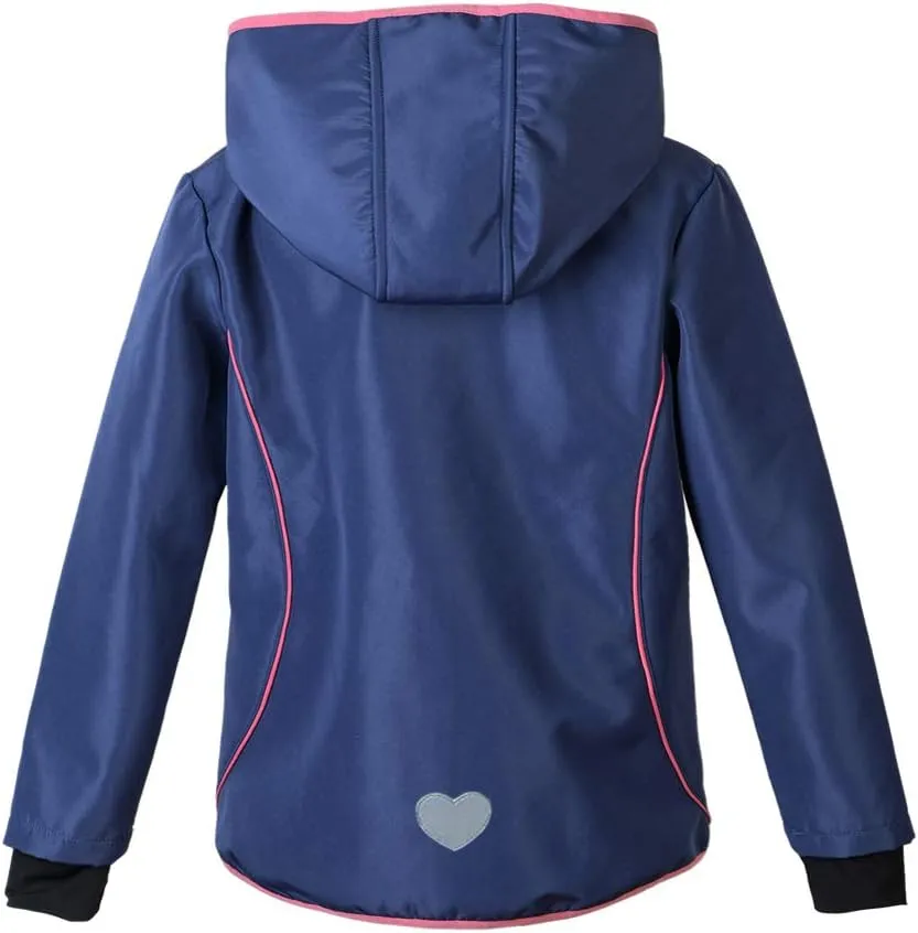 M2C Girls Hooded Fleece Lined Waterproof Windproof Jacket