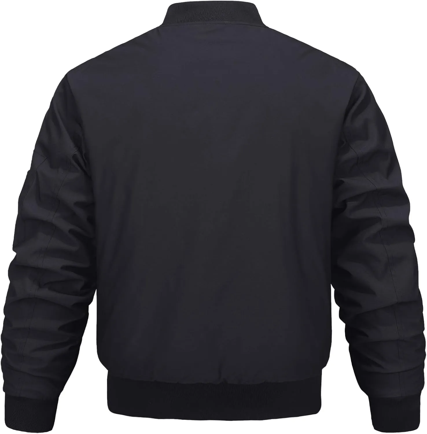 MAGNIVIT Men's Winter Bomber Jacket Windproof Warm Full Zipper Outer Wear Casual Flight Jacket Coat with Pockets