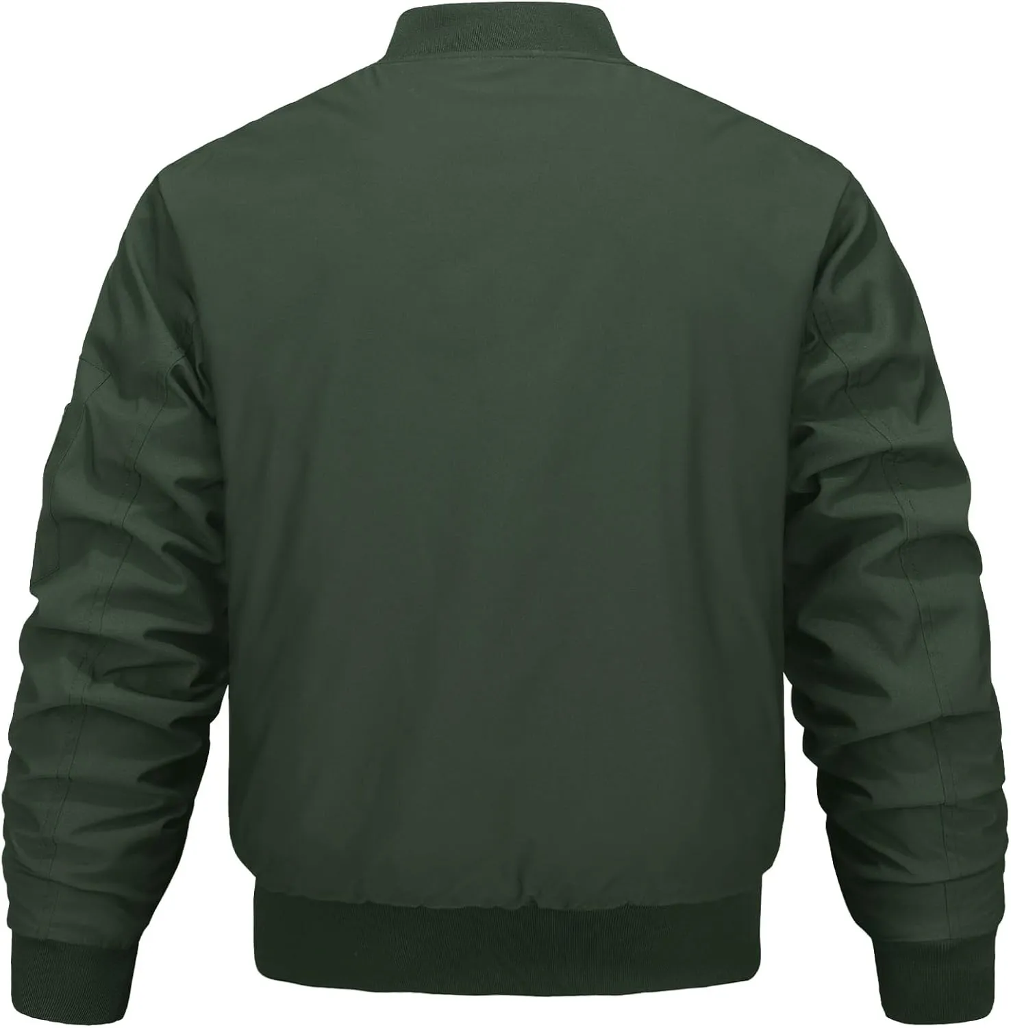 MAGNIVIT Men's Winter Bomber Jacket Windproof Warm Full Zipper Outer Wear Casual Flight Jacket Coat with Pockets