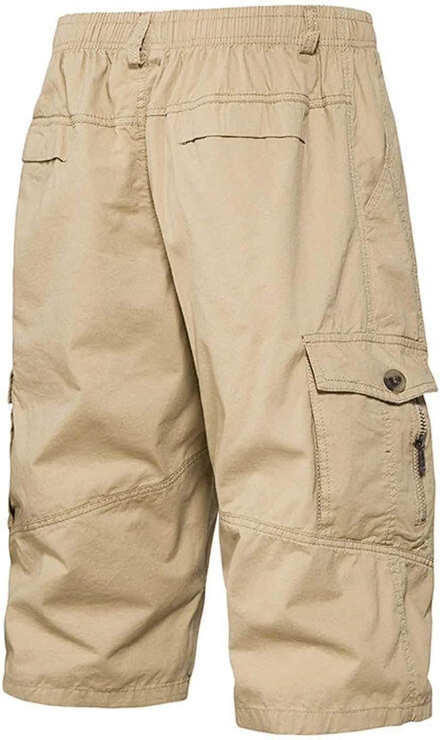 Men's Athletic Trousers Working Linen Baggy Bike Slim Fit Body Hiking Elastic Waist Leather Yoga Regular Fit with