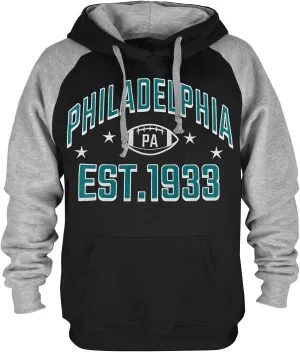 Mens City Football Fully Embroidery Soft Classic Pullover Sweatshirt Hoodie