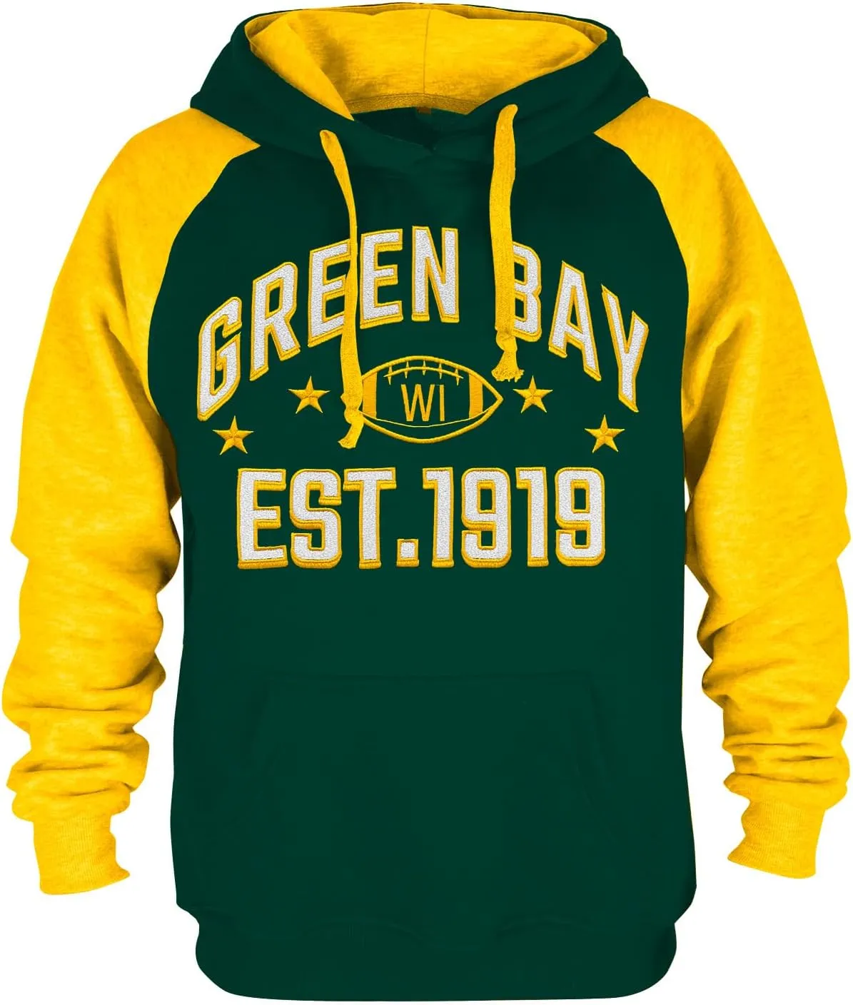 Mens City Football Fully Embroidery Soft Classic Pullover Sweatshirt Hoodie