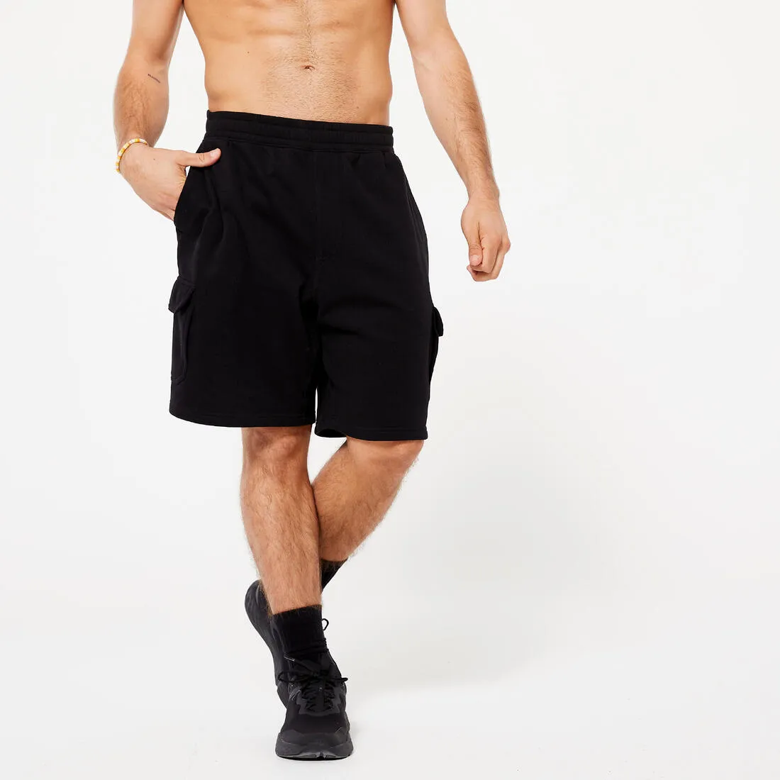 Men's Fleece Cargo Shorts