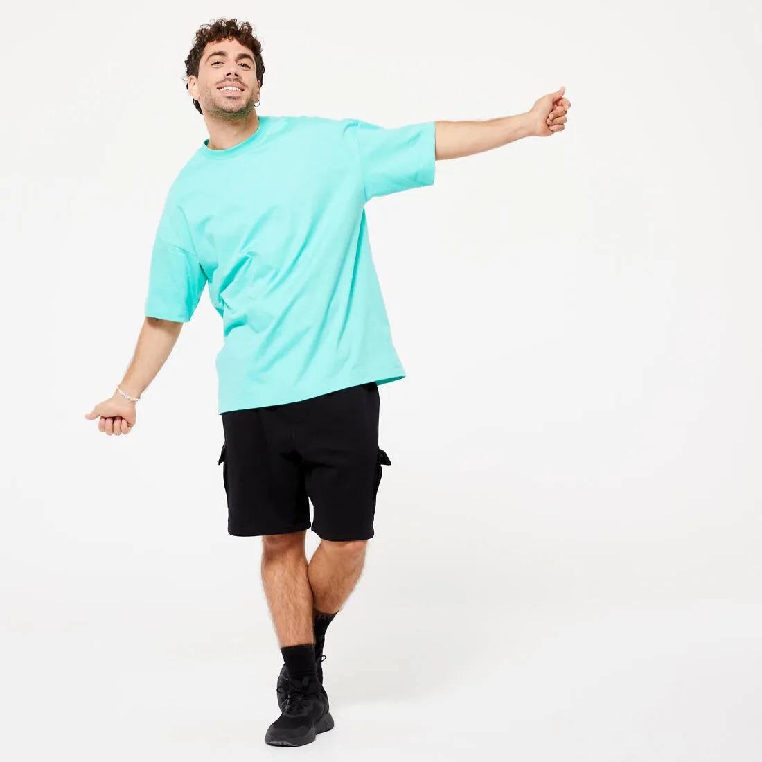Men's Fleece Cargo Shorts