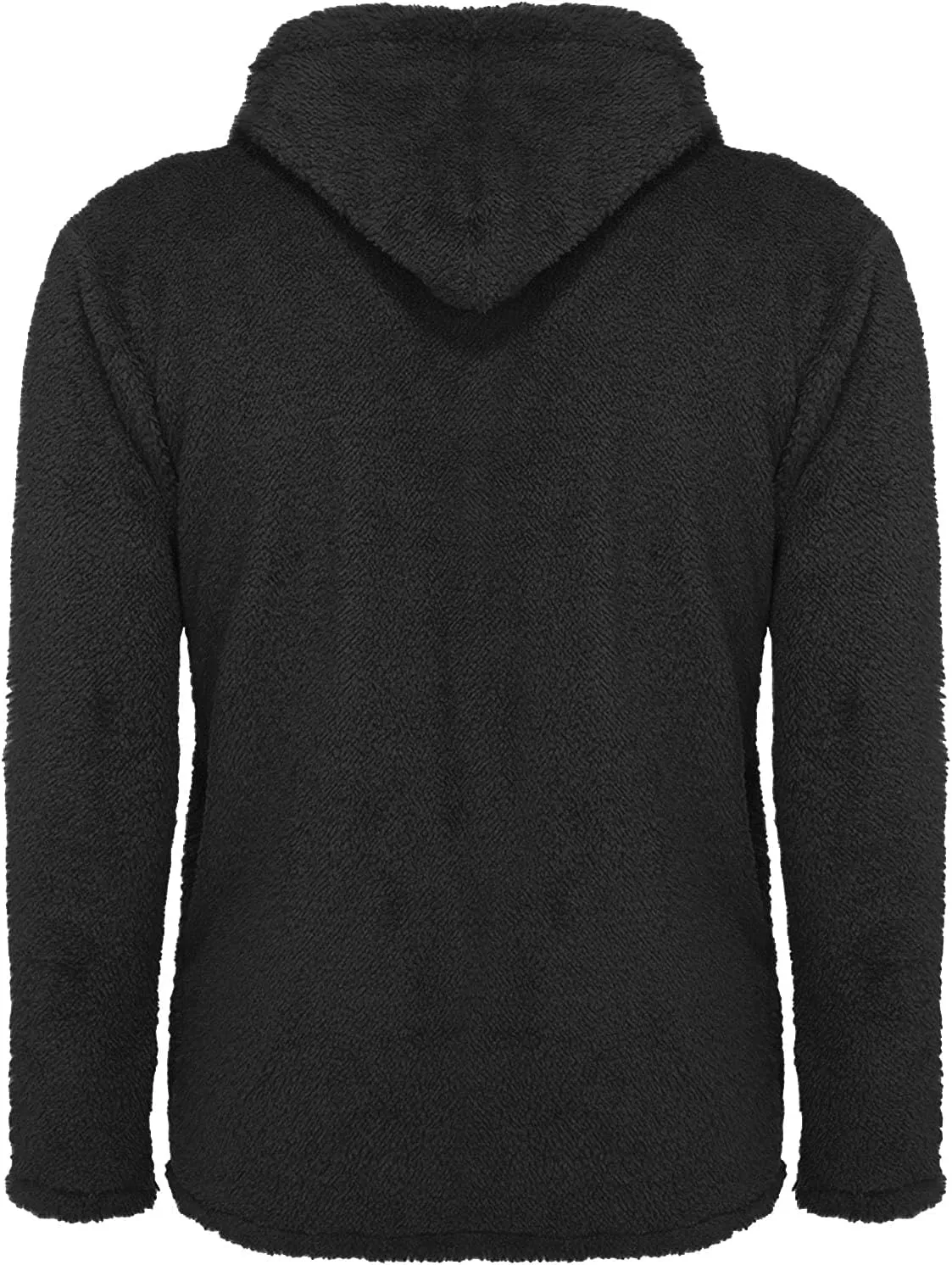 Mens Fluffy Fuzzy Jacket,Plush Fleece Casual Winter Fall Button Up Cardigan Coat Soft Sherpa Outerwear
