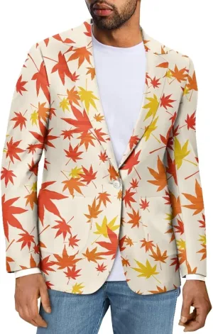 Men's Long Sleeve Suit Jacket Cardigan Soft Lightweight Open Front Casual Blazer Jacket Outerwear Pockets