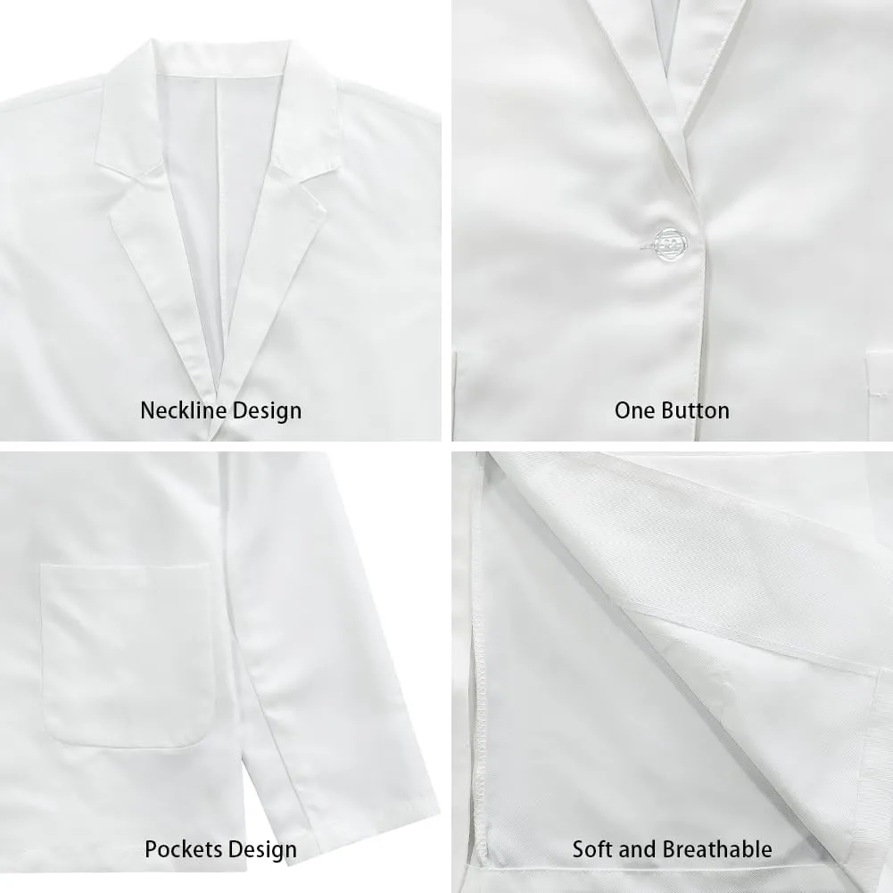 Men's Long Sleeve Suit Jacket Cardigan Soft Lightweight Open Front Casual Blazer Jacket Outerwear Pockets