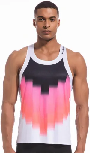 Men's Seamless Running Tank Tops Ultra Lightweight Marathon Singlets Breathable Race Vests Quick Dry Sleeveless Shirt