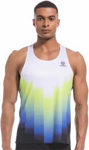 Men's Seamless Running Tank Tops Ultra Lightweight Marathon Singlets Breathable Race Vests Quick Dry Sleeveless Shirt