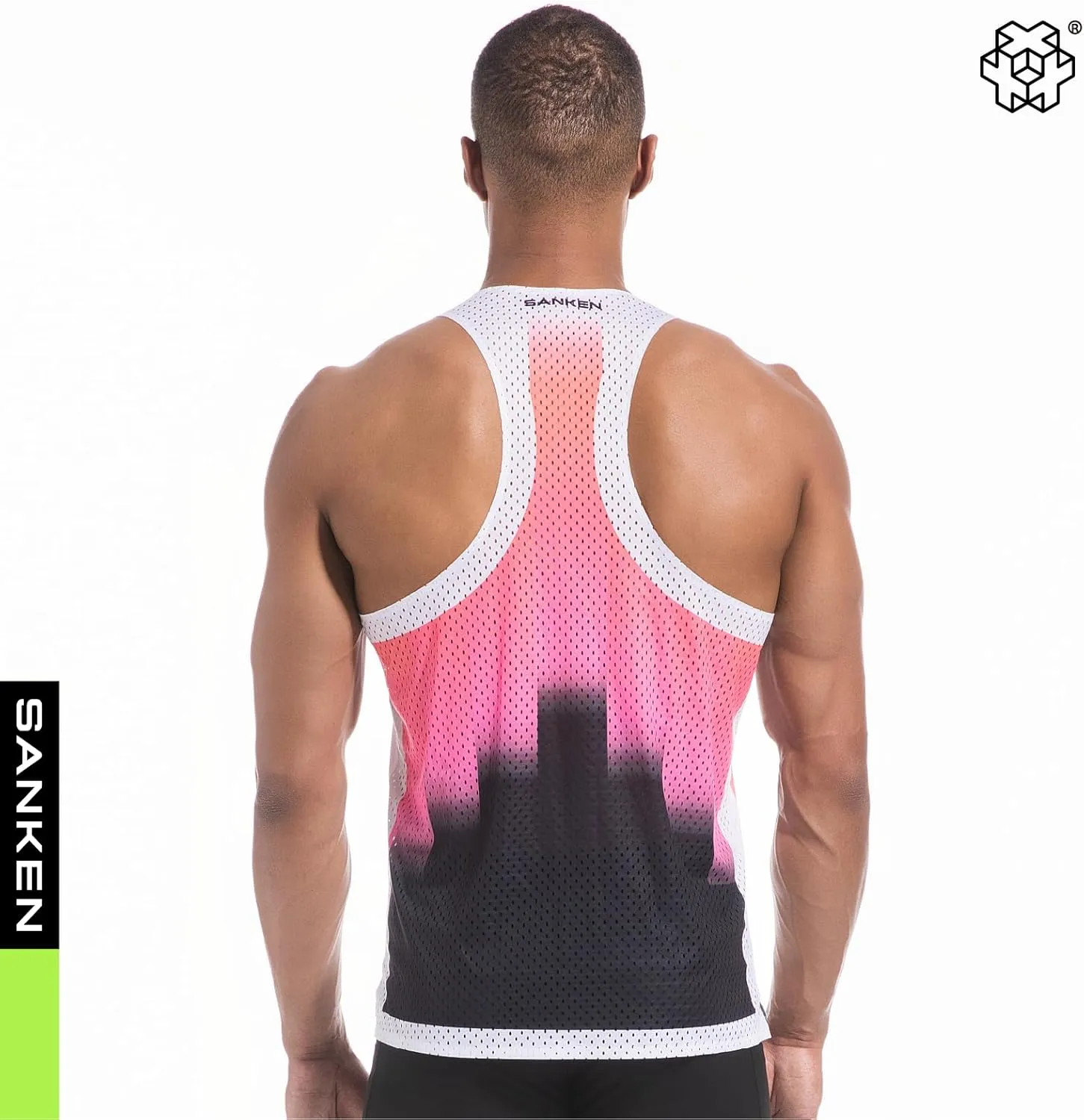 Men's Seamless Running Tank Tops Ultra Lightweight Marathon Singlets Breathable Race Vests Quick Dry Sleeveless Shirt