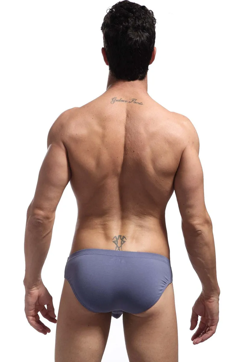 Men's Sexy ComfortableCotton Briefs With U Convex Big Penis Pouch