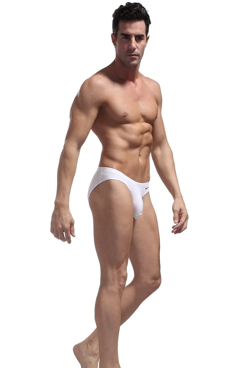 Men's Sexy ComfortableCotton Briefs With U Convex Big Penis Pouch