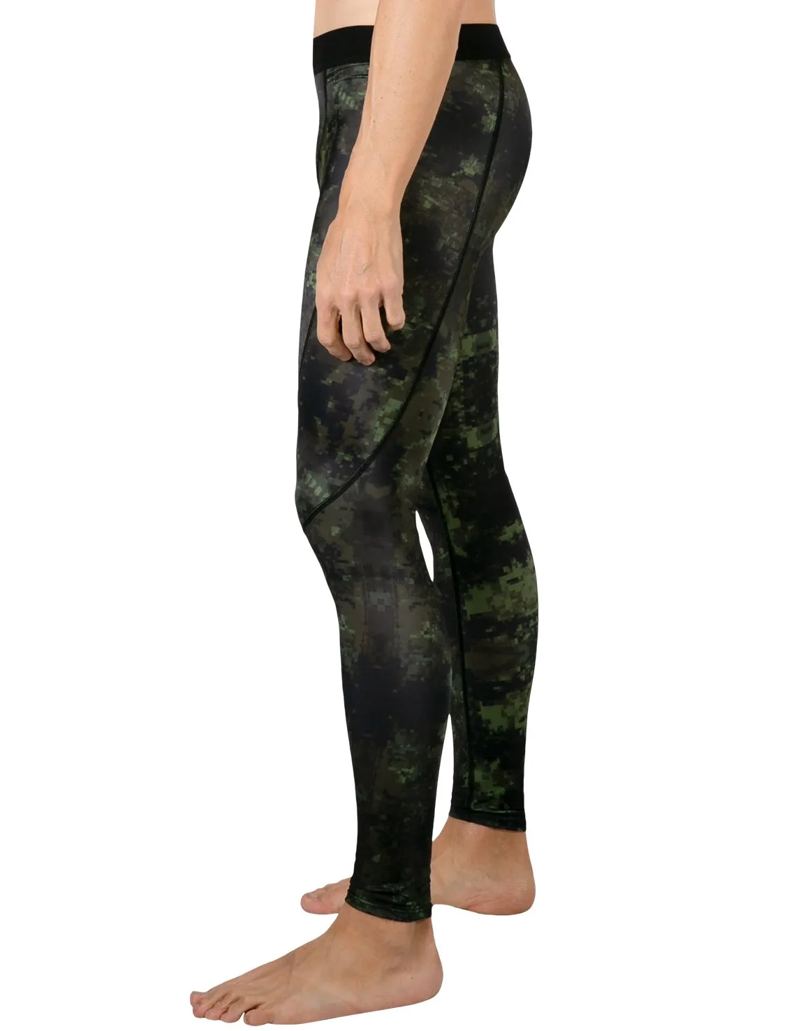 Men's  Swim Pro Tight - Green Camo
