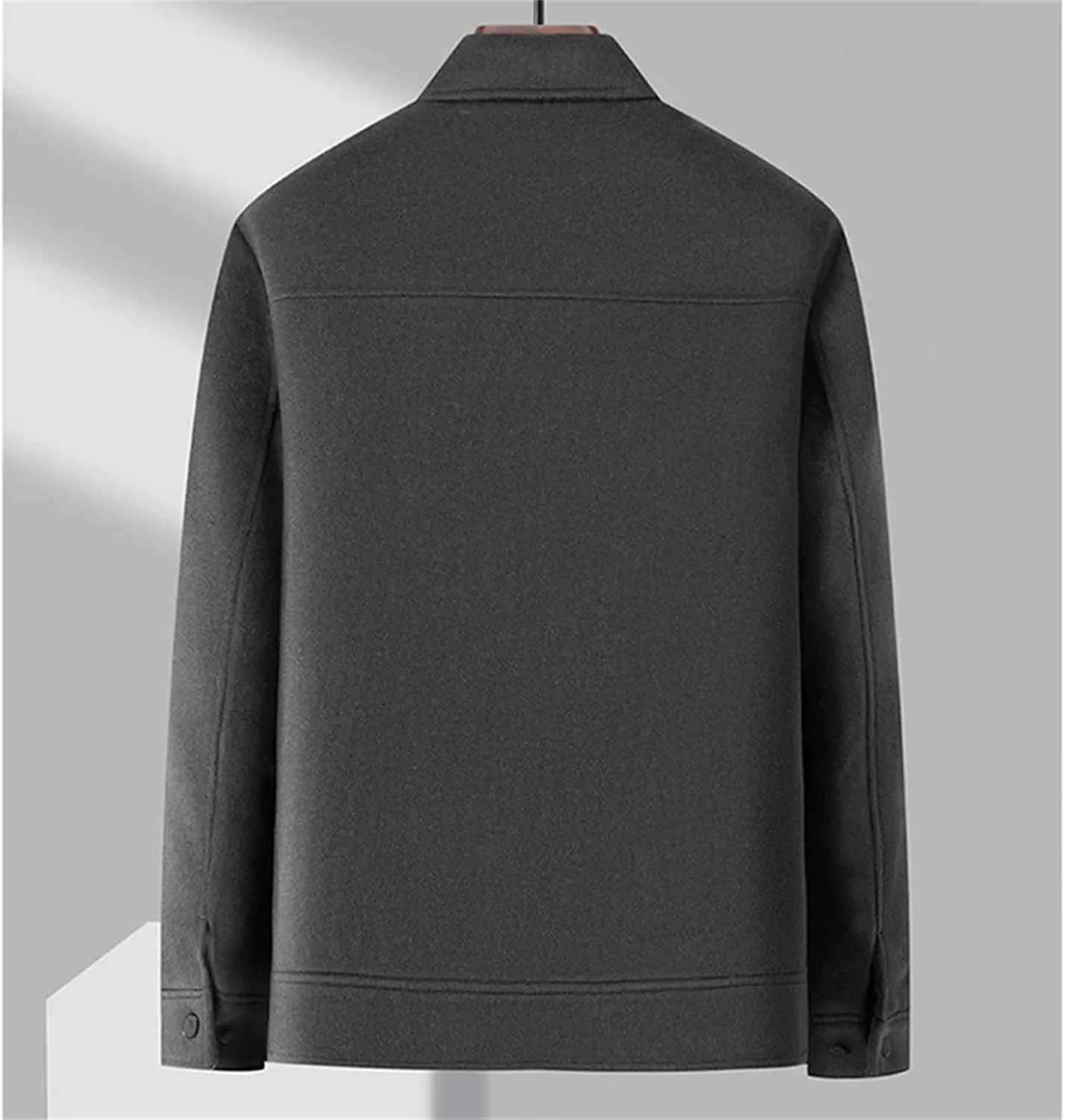 Men's Trench Coat Casual Business pea coat Winter Warm peacoat jacket 100 percent Wool Puffer Jackets Overcoat