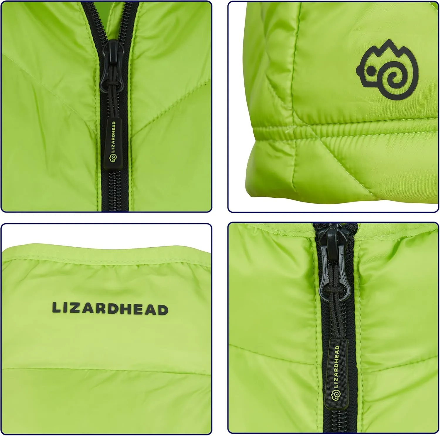 Mens Windproof Lightweight Quilted Vest for Hiking and Outdoors