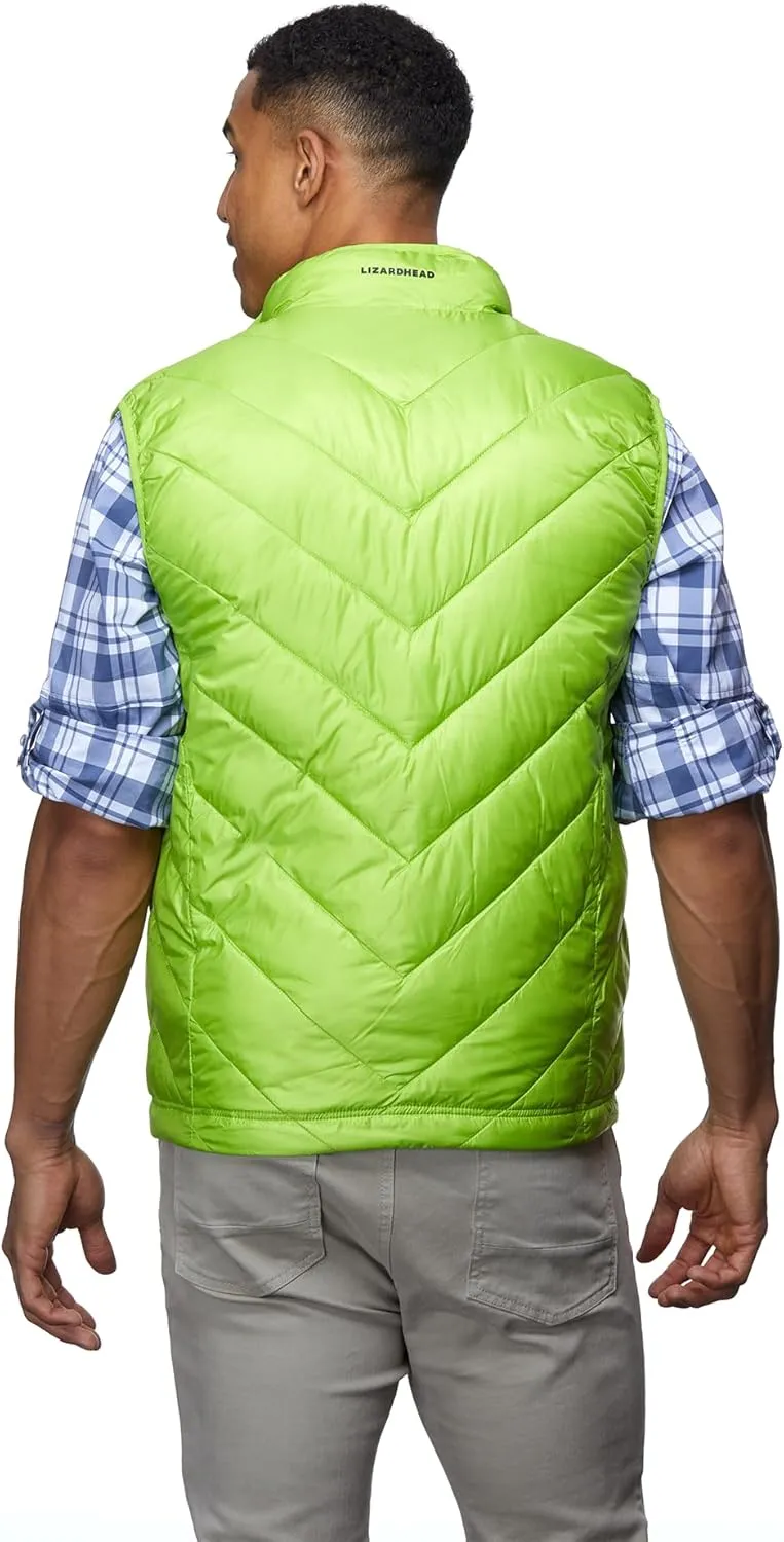 Mens Windproof Lightweight Quilted Vest for Hiking and Outdoors