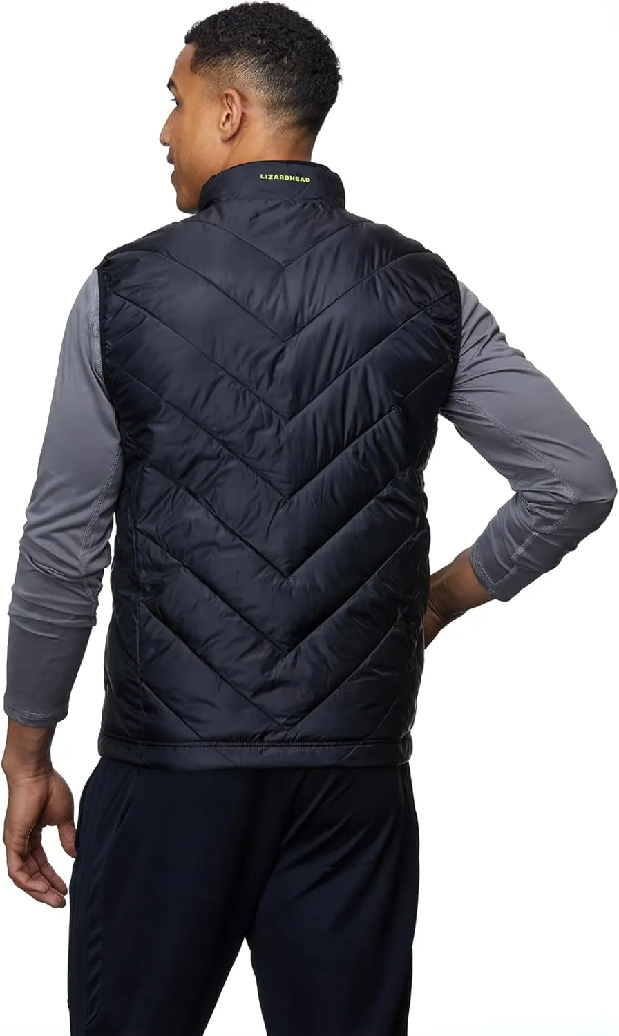 Mens Windproof Lightweight Quilted Vest for Hiking and Outdoors
