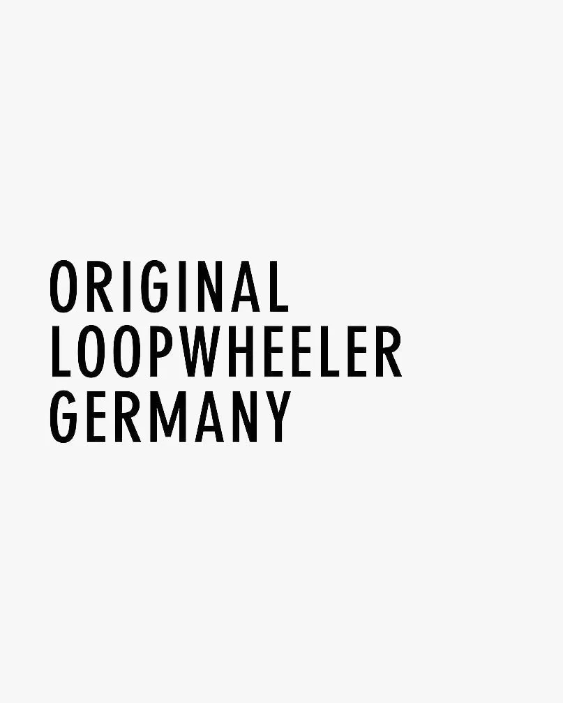 Merz b. Schwanen Good Originals 4.6oz 1940s Loopwheeled Tee - Deep Black