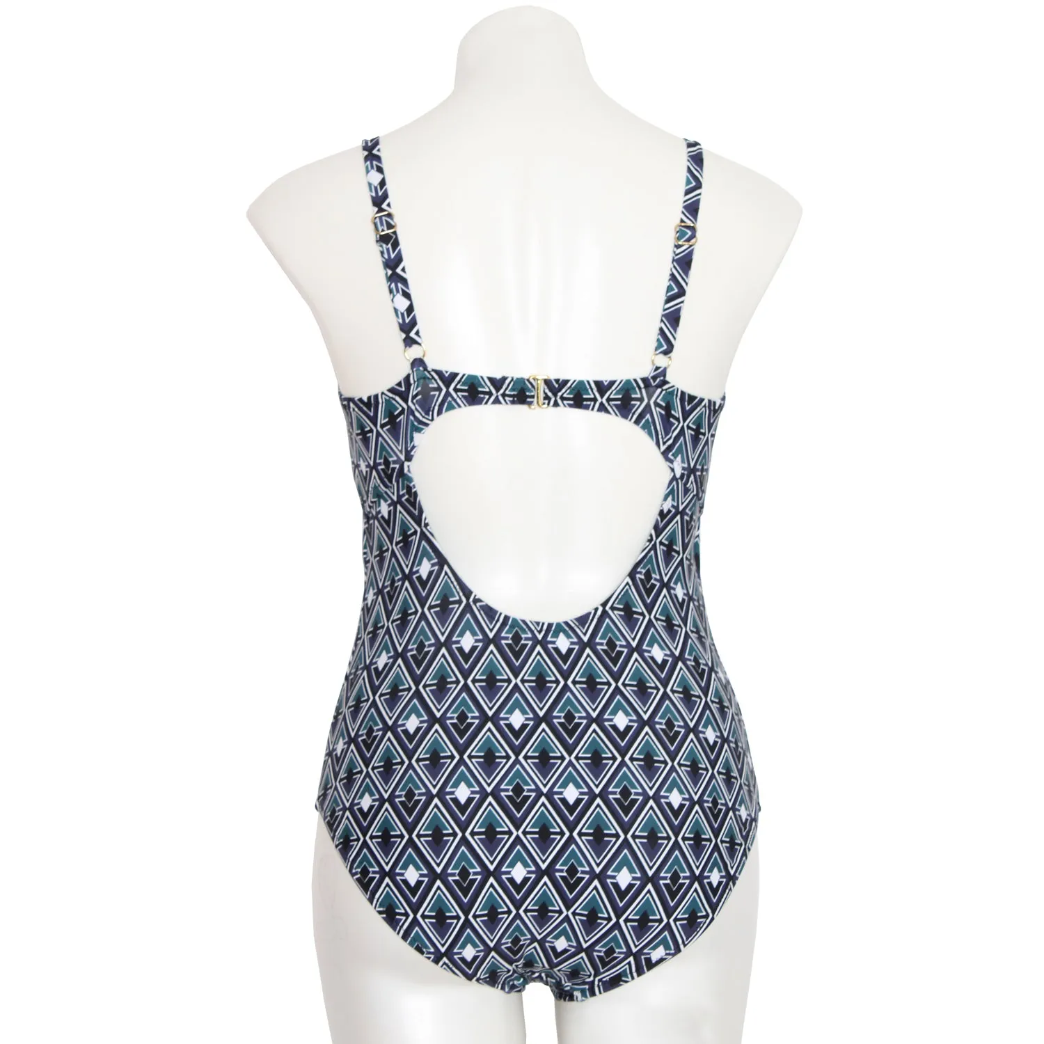 MS-LE1PN - Wholesale Women's Printed One-Piece Swimsuits