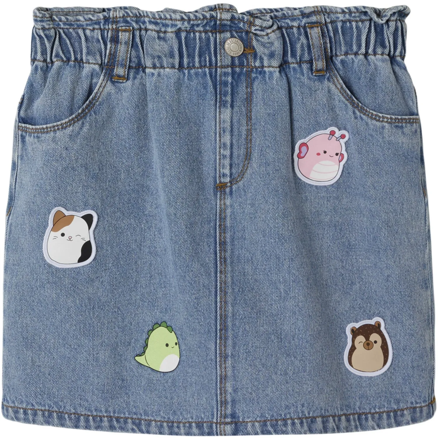 Name It Medium Blue Denim Ova Squishmallows Denim Skirt