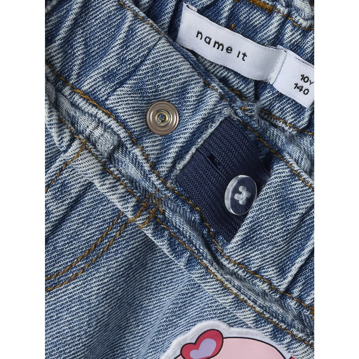 Name It Medium Blue Denim Ova Squishmallows Denim Skirt