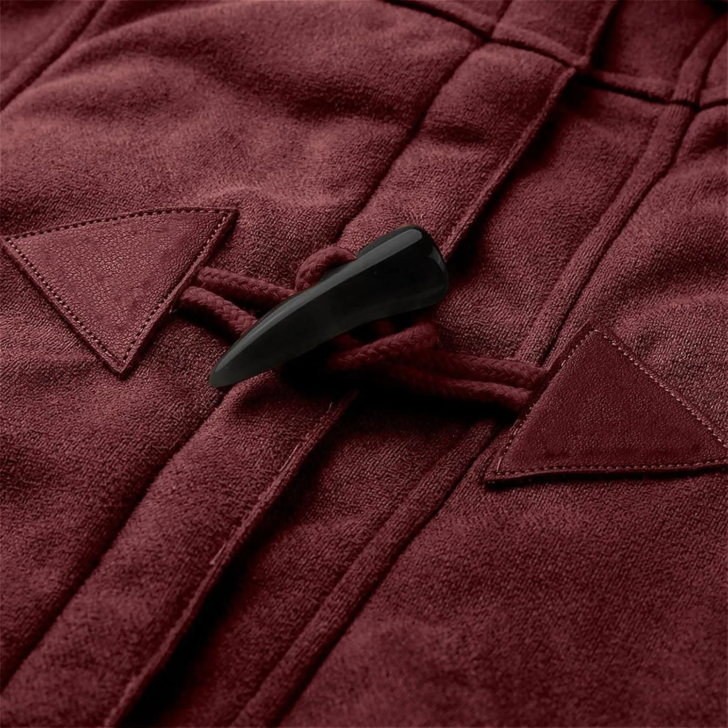oiangi Winter Coats for Women Plus Size Warm Sherpa Fleece Lined Distressed Jackets Hooded Parka Suede Pea Coat Outerwear