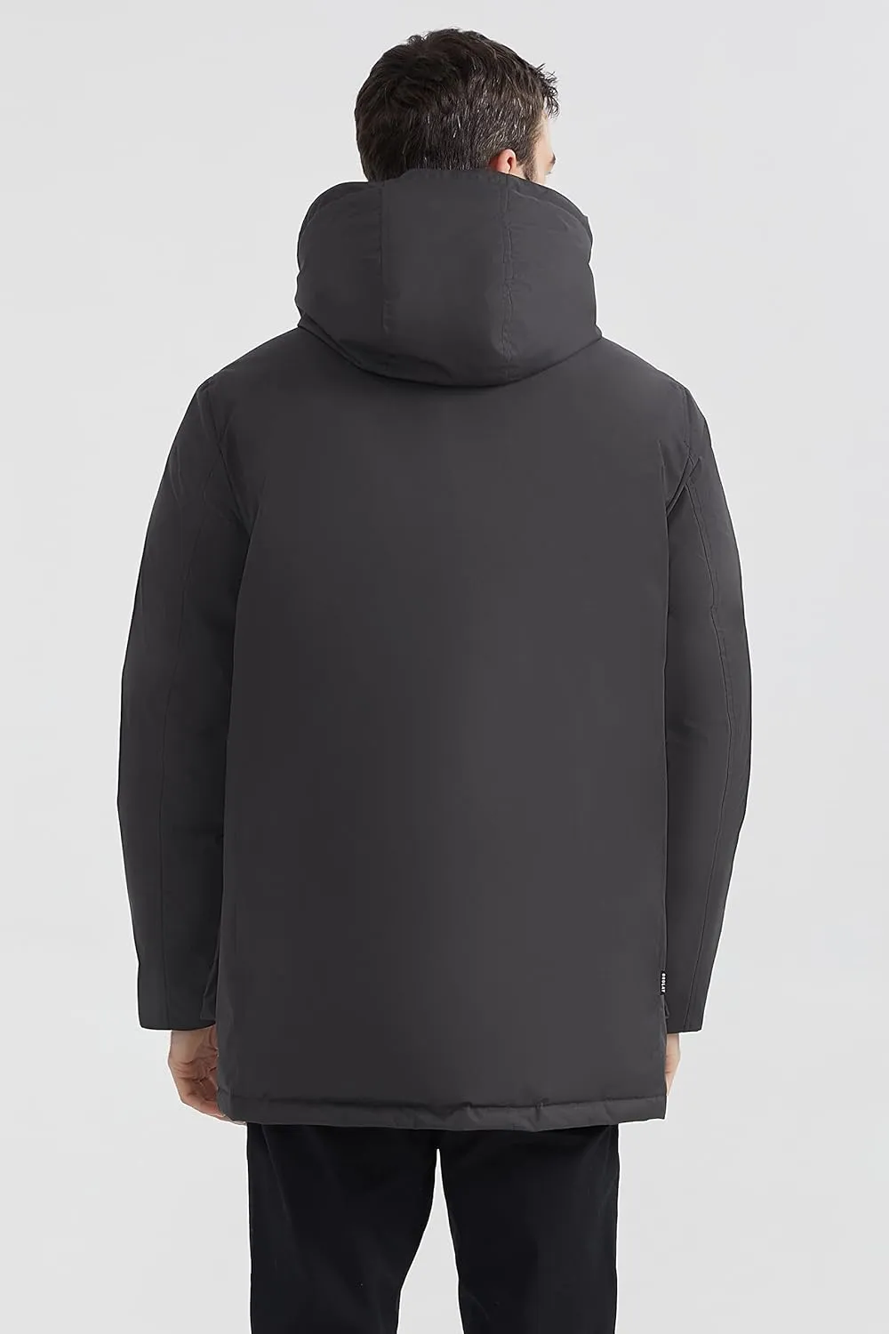 Orolay Men's Thickened Down Coat Winter Parka Jacket Hooded Puffer