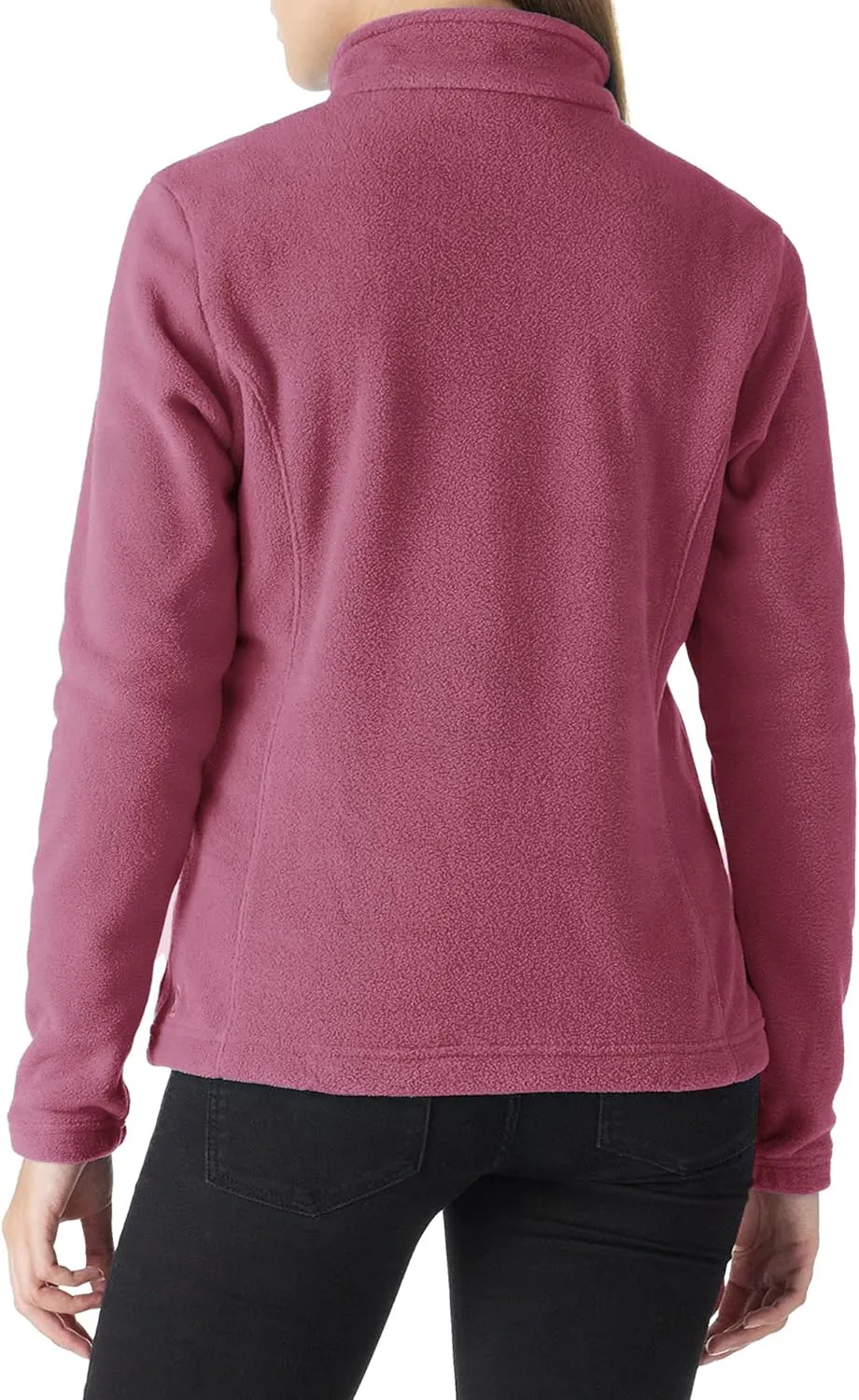 Outdoor Ventures Women's Lightweight Warm Zip Up Long-Sleeve Soft Polar Fleece Jacket for Fall Winter