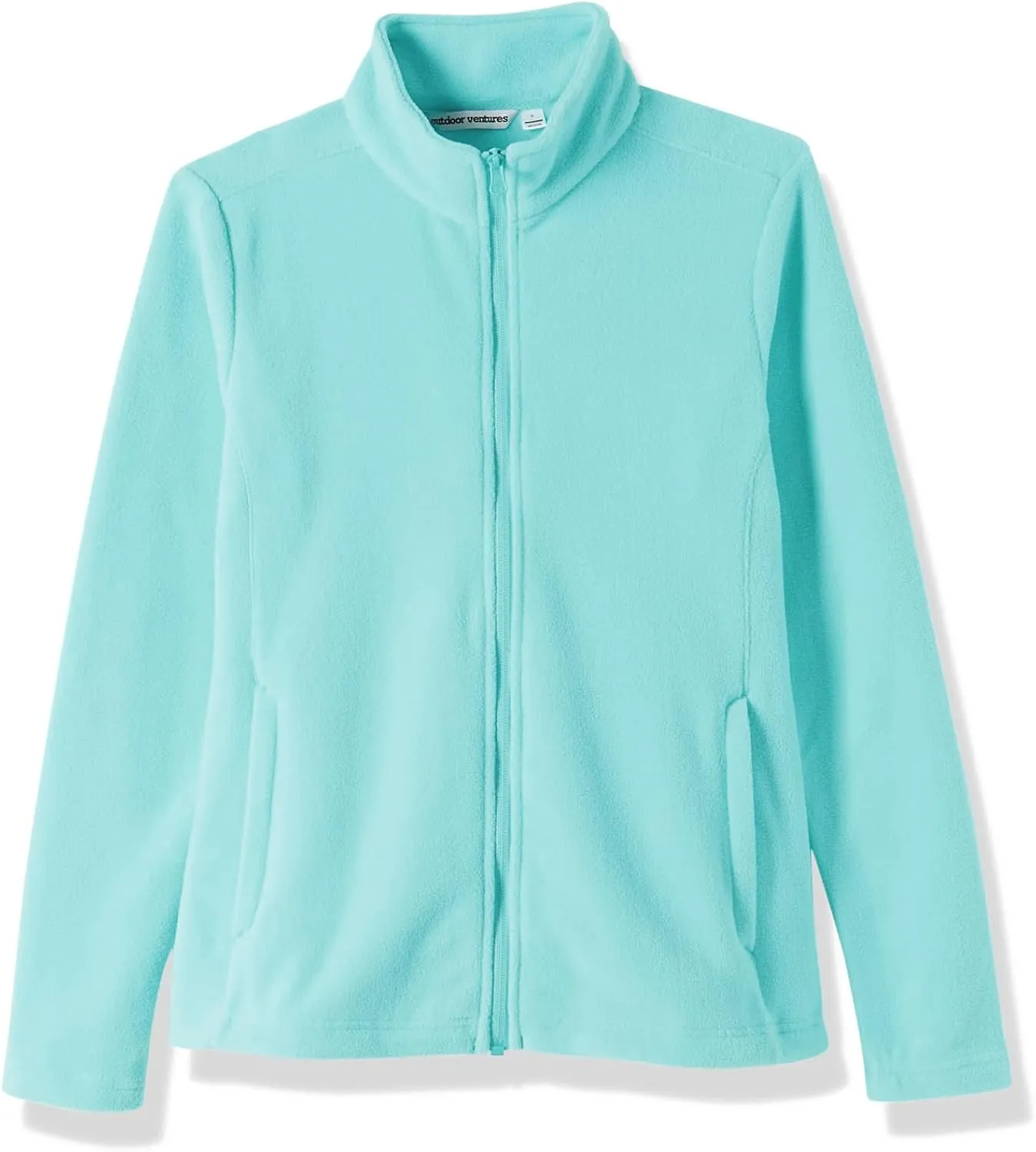 Outdoor Ventures Women's Lightweight Warm Zip Up Long-Sleeve Soft Polar Fleece Jacket for Fall Winter