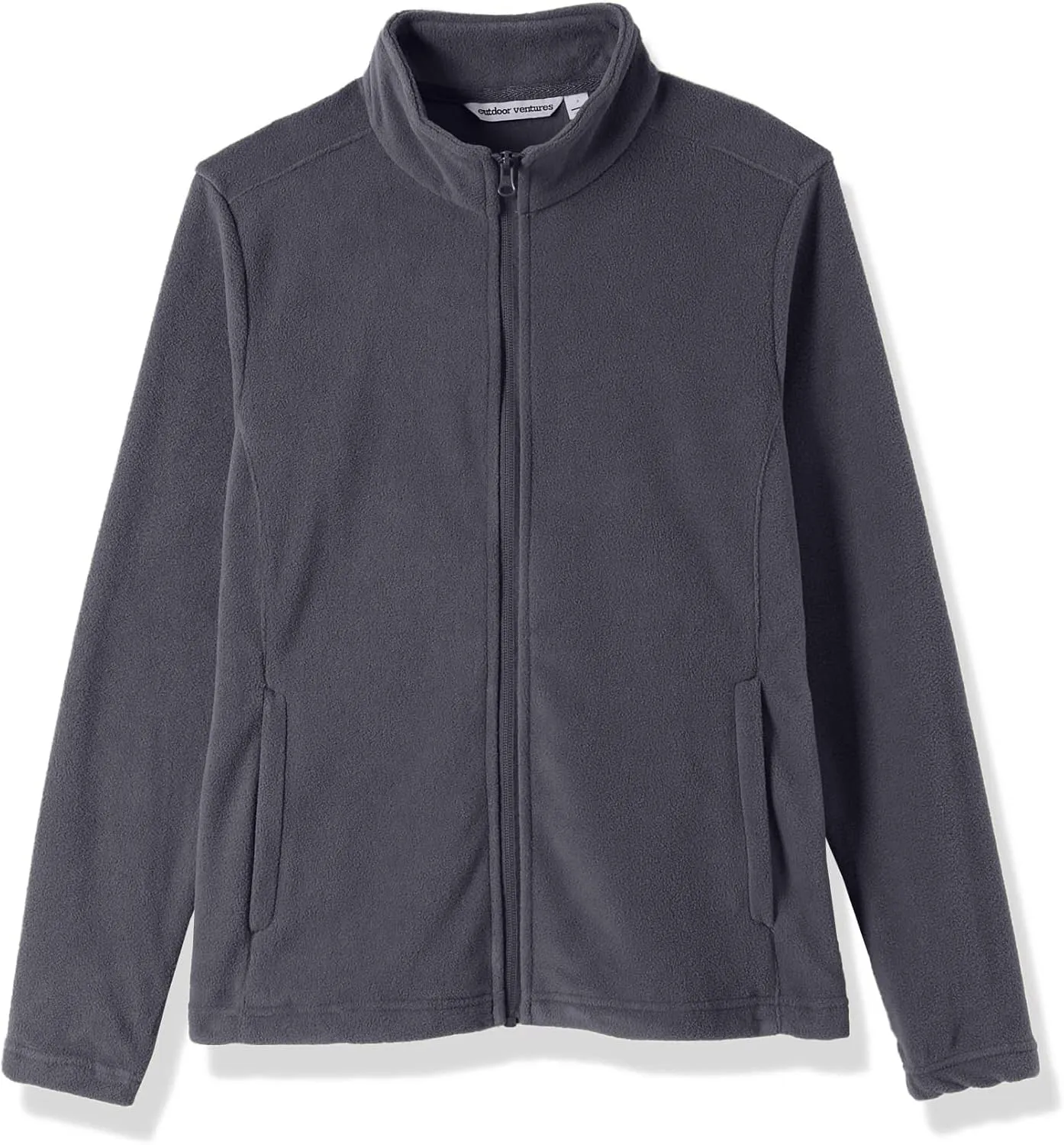 Outdoor Ventures Women's Lightweight Warm Zip Up Long-Sleeve Soft Polar Fleece Jacket for Fall Winter