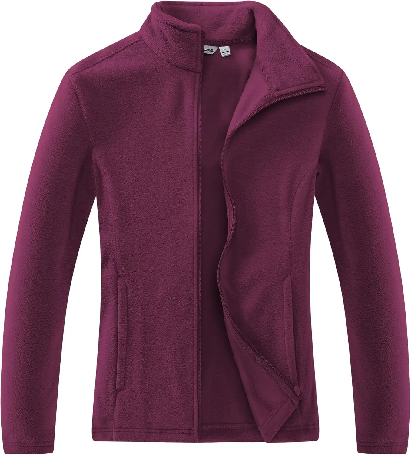 Outdoor Ventures Women's Lightweight Warm Zip Up Long-Sleeve Soft Polar Fleece Jacket for Fall Winter