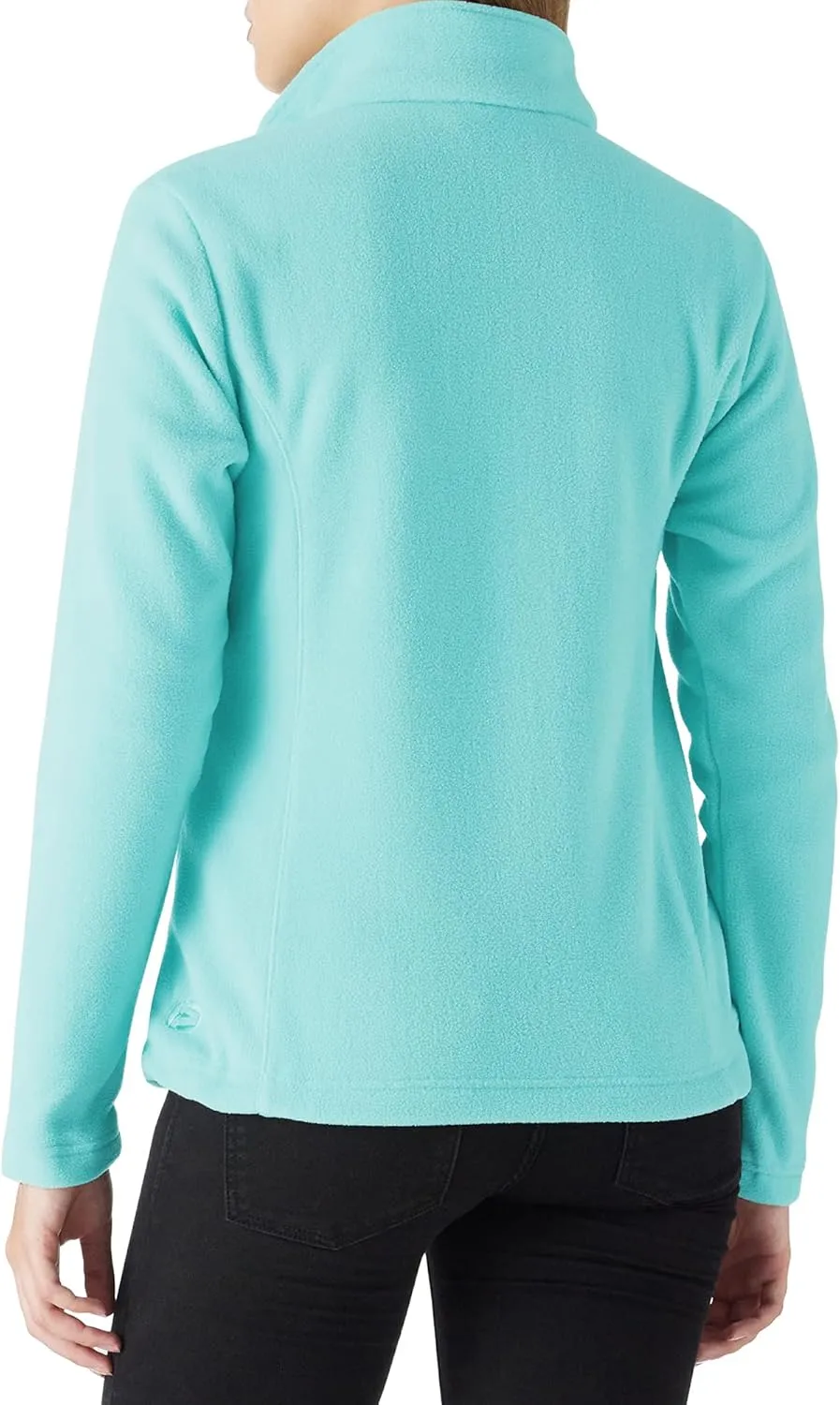 Outdoor Ventures Women's Lightweight Warm Zip Up Long-Sleeve Soft Polar Fleece Jacket for Fall Winter