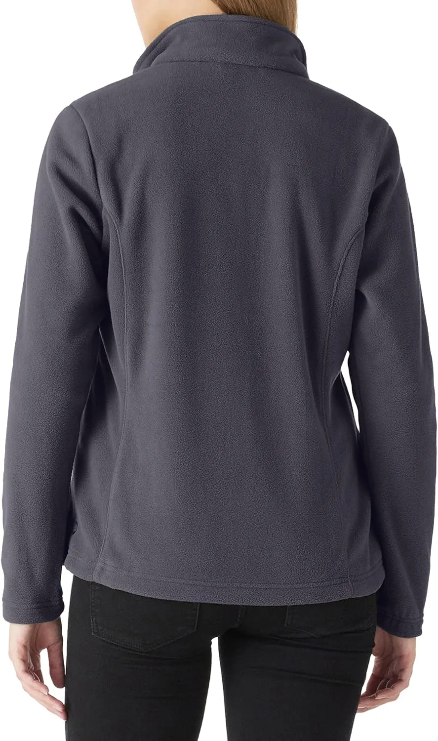 Outdoor Ventures Women's Lightweight Warm Zip Up Long-Sleeve Soft Polar Fleece Jacket for Fall Winter