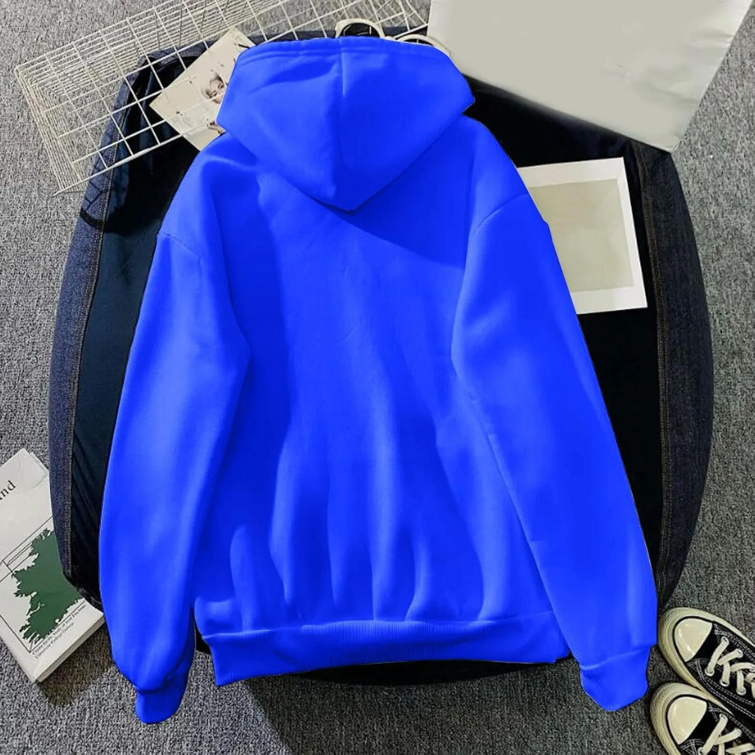 Oversized Sweatshirt For Womens Graphic Butterfly Print Fall Casual Hoodie Drawstring Sweatshirt Pullover With Pockets