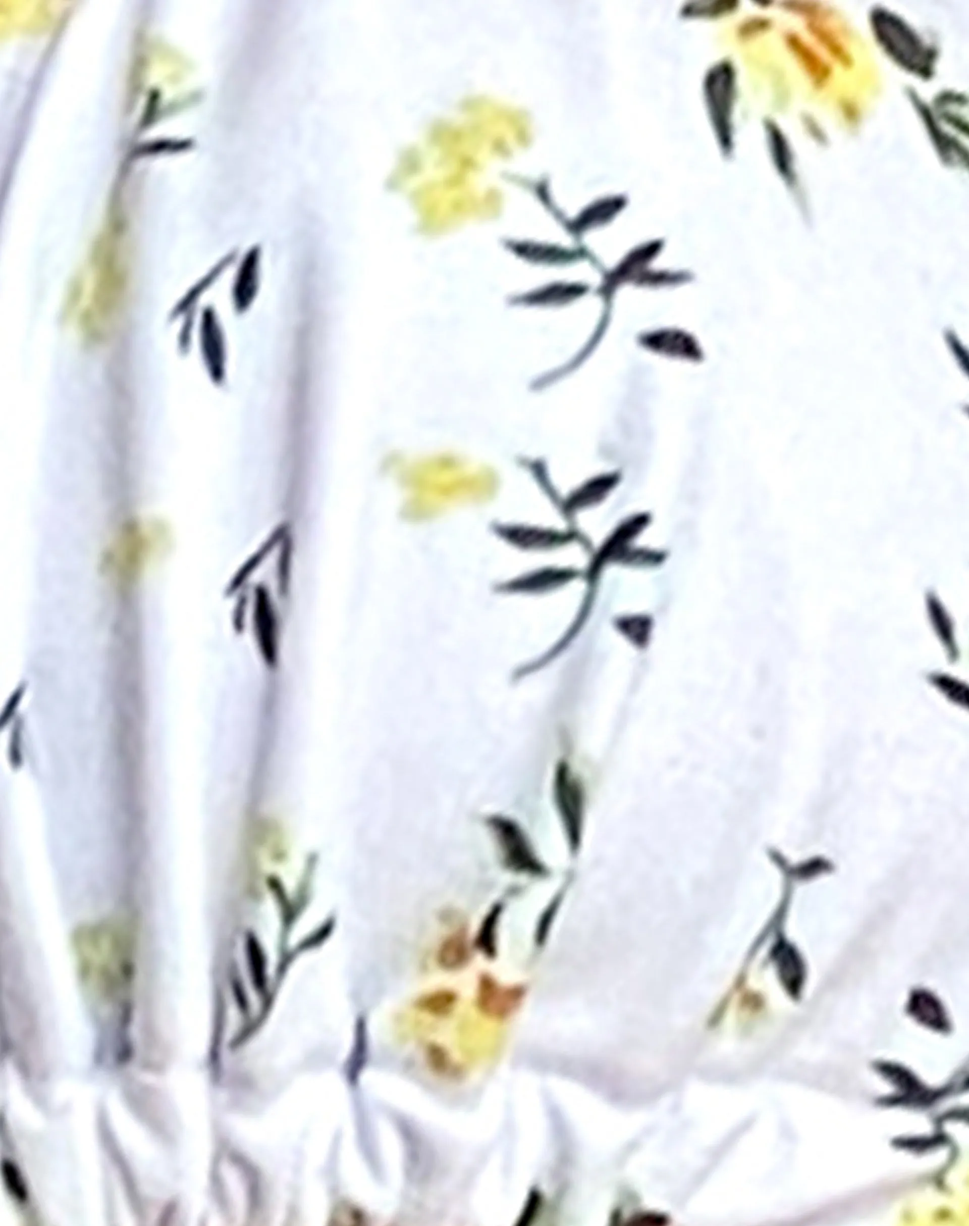 Pamita Bikini Top in Yellow Ditsy Floral