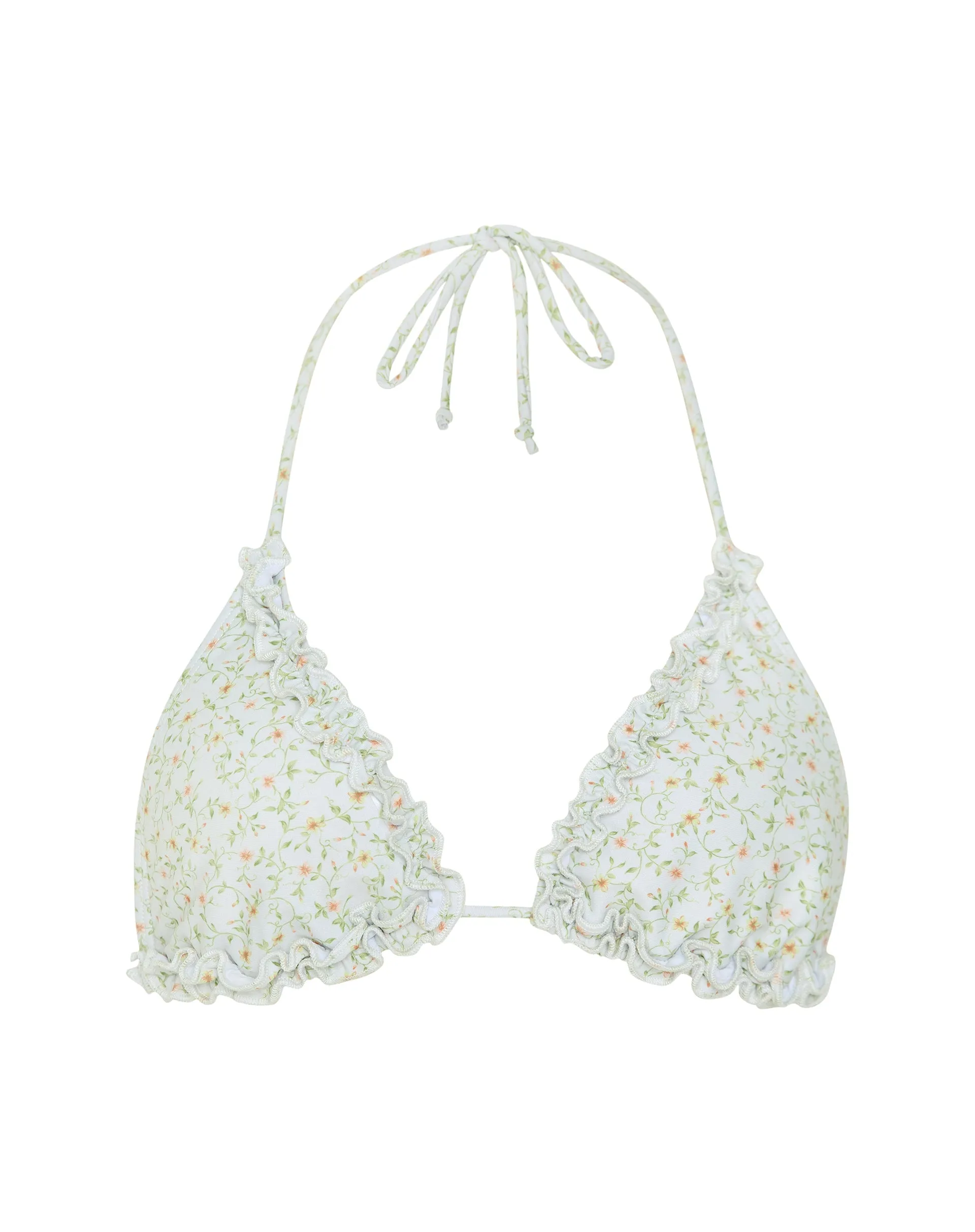 Pandya Bikini Top in Pretty Petal Ivory