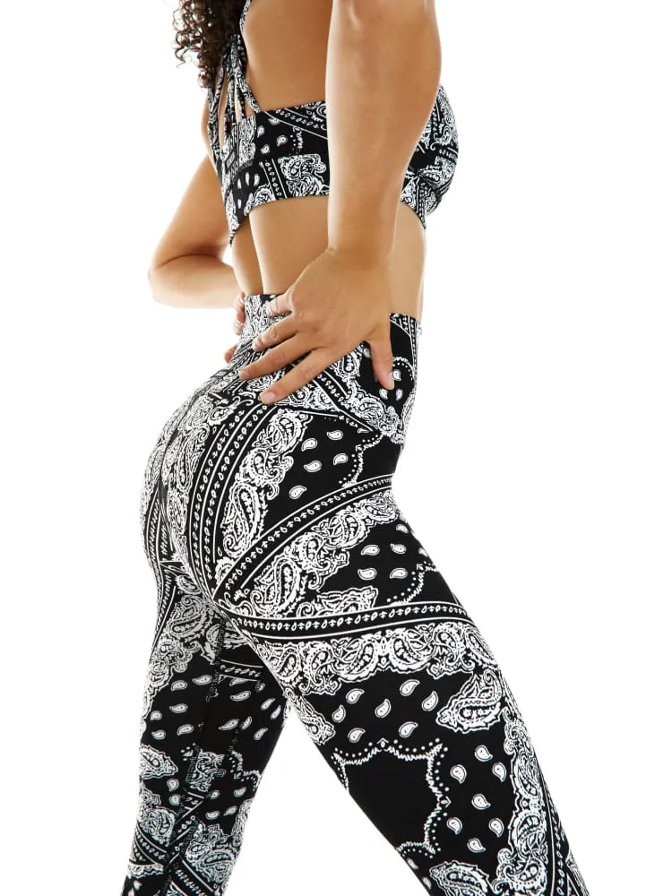 'Poker Face' K-Deer Athletic Nylon/Spandex Tricot